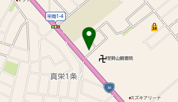 [EV]ティーバイティーガレージ札幌平岡店の地図画像