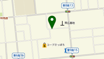[EV]帯広ひまわりの地図画像