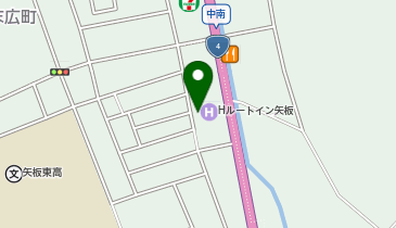 [EV]ホテルルートイン矢板の地図画像