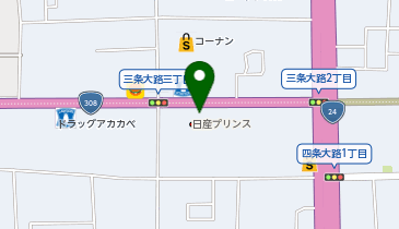 [EV]日産プリンス奈良 三条大路店の地図画像