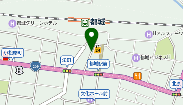 [EV]サンホテル都城の地図画像