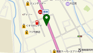 [EV]WASH PARK 竹原店の地図画像