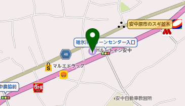 [EV]ホテルルートイン安中の地図画像