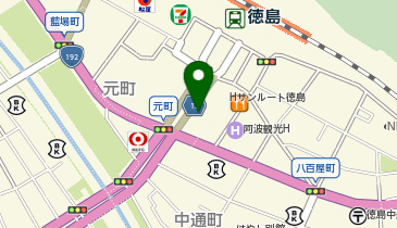 [EV]ホテルサンルート徳島の地図画像