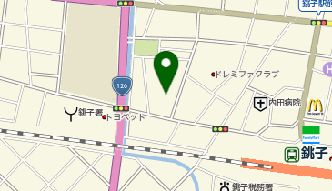 [EV]ホテルルートイン銚子駅西の地図画像