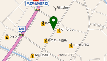 [EV]ゆめモール西条の地図画像