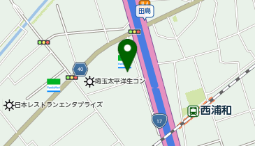 [EV]新!ガーデン西浦和店の地図画像