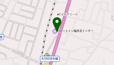 [EV]ホテルルートイン塩尻北インターの地図画像