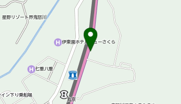 [EV]鬼怒川温泉 山楽の地図画像