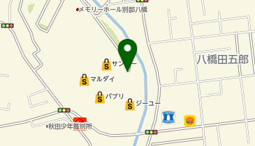 [EV]サンデー秋田八橋店の地図画像