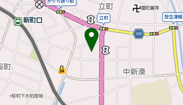 [EV]かなさき湯の地図画像