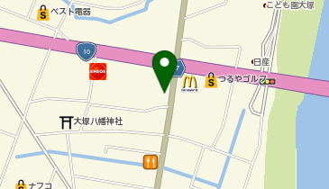 [EV]モナコパレス大橋店の地図画像