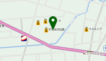 [EV]サンデー水沢日高店の地図画像