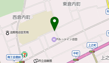 [EV]ホテルルートイン沼田の地図画像
