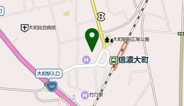 [EV]ホテルルートイン信濃大町駅前の地図画像