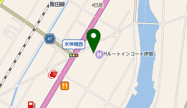 [EV]ホテルルートインコート伊那の地図画像