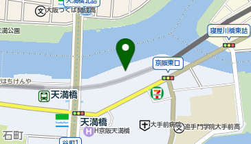 [EV]京阪パーキングOMM第1駐車場の地図画像