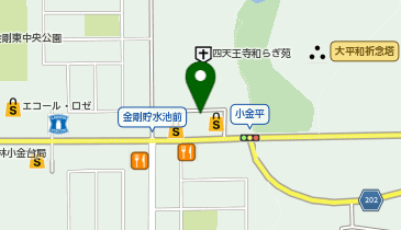 [EV]AOKI金剛東店の地図画像