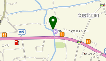 [EV]ホテルルートイン久居インターの地図画像