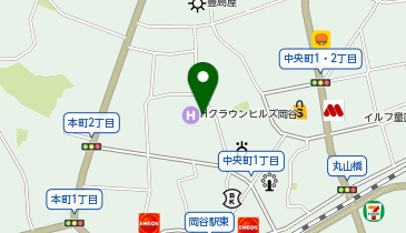 [EV]ホテルクラウンヒルズ岡谷の地図画像