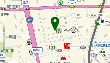 [EV]ザ・パーク24(浜松市中央区肴町)の地図画像