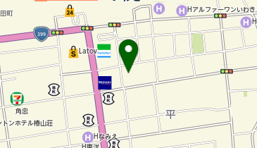 [EV]ホテルルートインいわき駅前の地図画像