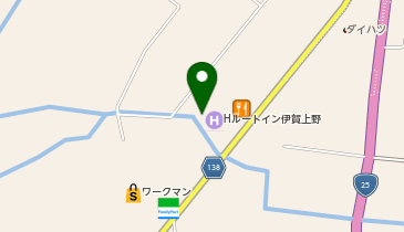 [EV]ホテルルートイン伊賀上野-伊賀一之宮インター-の地図画像