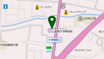 [EV]ホテルルートイン山形南-大学病院前-の地図画像