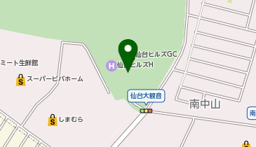 [EV]仙台ヒルズホテルの地図画像