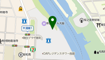 [EV]帝国ホテル大阪の地図画像