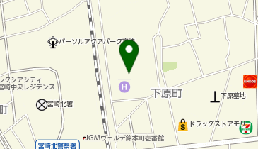 [EV]ザ・メイビア宮崎の地図画像