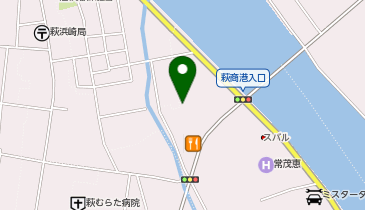[EV]テキサス萩店の地図画像