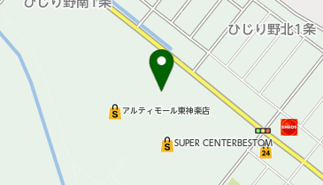 [EV]BESTOM東神楽店 ALTIMALL東神楽店の地図画像
