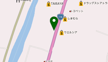 [EV]パチンコテキサスの地図画像