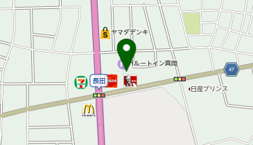 [EV]ホテルルートイン真岡の地図画像