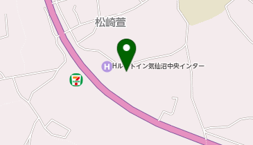 [EV]ホテルルートイン気仙沼中央インターの地図画像