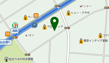 [EV]マルハン仙台新港店の地図画像