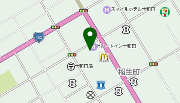 [EV]ホテルルートイン十和田の地図画像