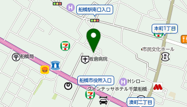 [EV]板倉病院の地図画像