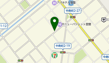 [EV]ホテルルートインGrand室蘭の地図画像