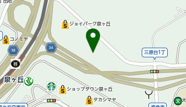 [EV]泉ヶ丘ひろば専門店街の地図画像