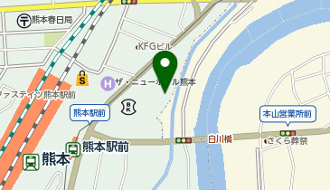 [EV]ホテルルートイン熊本駅前の地図画像