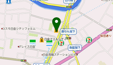 [EV]クレアスパーク 菱和パレス白金高輪駅前の地図画像