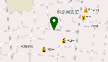 [EV]スーパーマーケットバロー各務原中央店の地図画像