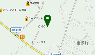 [EV]ウイング松阪南店の地図画像