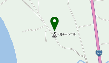 [EV]大島キャンプ場の地図画像