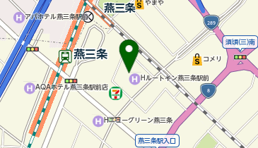 [EV]ホテルルートイン燕三条駅前の地図画像