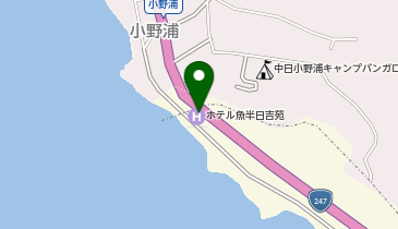 [EV]【休止中】ホテル魚半 日吉苑の地図画像