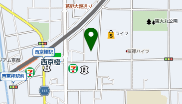 [EV]タージマハルエベレスト 西京極店の地図画像