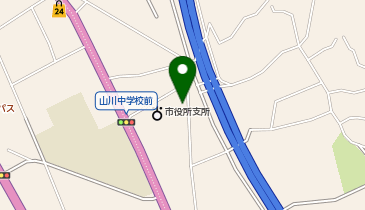 [EV]みやま市役所山川支所の地図画像